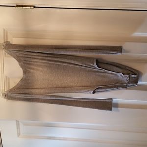 Strapless Long Sleeve Grey Bodysuit